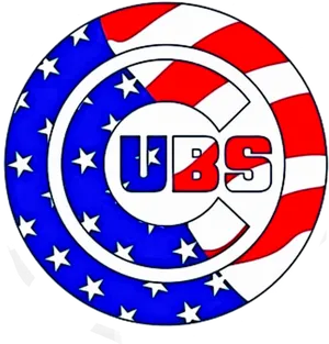 Chicago Cubs Patriotic Logo PNG image