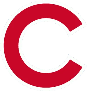 Chicago Cubs Redand White Logo PNG image