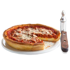 Chicago Deep Dish Pizza PNG Iff40 PNG