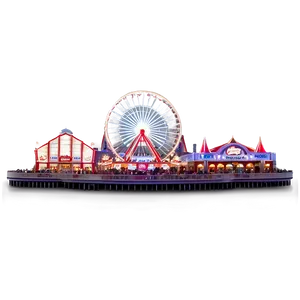 Chicago Navy Pier Ferris Wheel Png Ifs PNG image