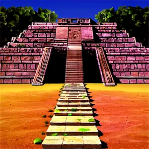 Chichen Itza Ball Court Png 06252024 PNG image