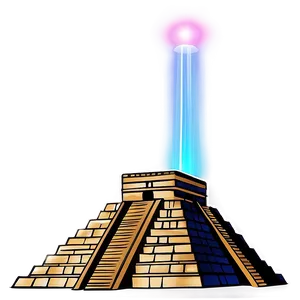Chichen Itza Night Illumination PNG 06252024