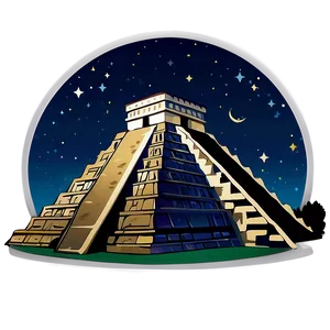 Chichen Itza Night Sky Png Jqy56 PNG image