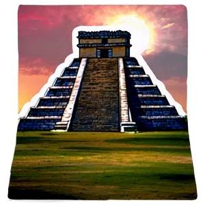 Chichen Itza Sunset View PNG 16 PNG