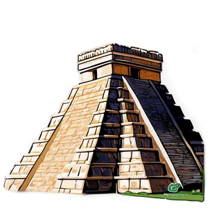 Chichen Itza Sunset View PNG Vty PNG