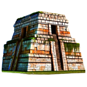Chichen Itza Temple Top PNG 06252024