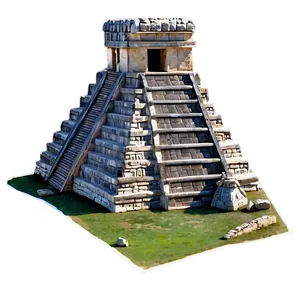 Chichen Itza Temple Top PNG 06252024