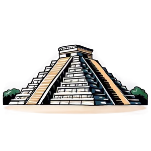 Chichen Itza Travel Poster Png Kmu14 PNG image