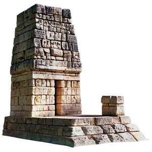 Chichen Itza Weathered Stones PNG 69