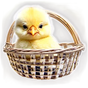 Chick In Basket PNG 05242024 PNG