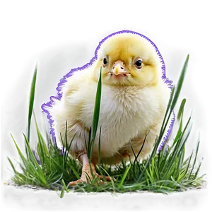 Chick In Grass PNG Uxu68 PNG
