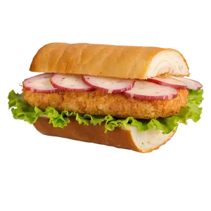 Chicken Cordon Bleu Sandwich PNG Mee
