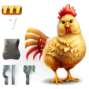 Chicken Emoji Png 14 PNG image