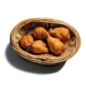 Chicken In Basket PNG 05042024