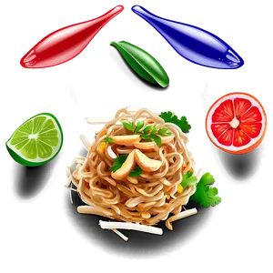 Chicken Pad Thai Cooking PNG 06252024 PNG