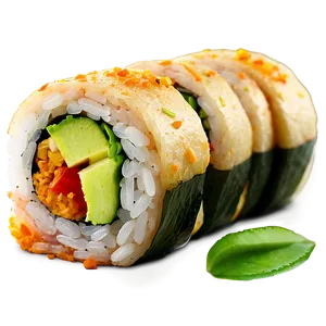 Chicken Sushi Roll PNG 06282024