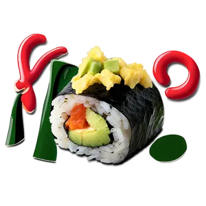 Chicken Sushi Roll PNG Rdw
