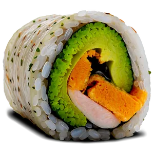 Chicken Sushi Roll PNG Vev16