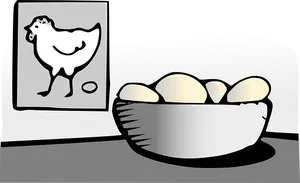 Chickenand Eggs Still Life