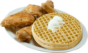 Chickenand Waffles Classic Combo