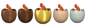 Chickens_ In_ Chocolate_ Eggs PNG image