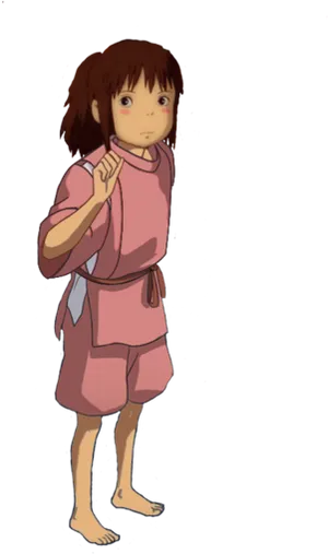 Chihiro Spirited Away Character PNG image