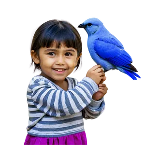 Child Feeding Birds PNG 05242024 PNG