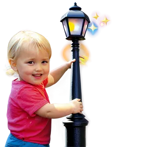 Child-friendly Light Post PNG Nvl38 PNG