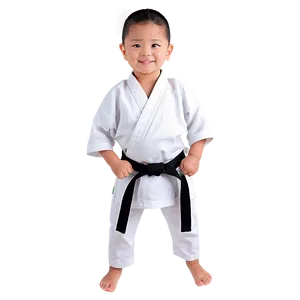Child In Karate Uniform PNG 34