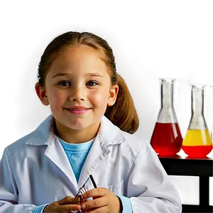 Child In Science Lab PNG 05242024 PNG