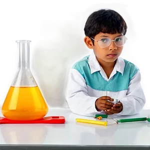 Child In Science Lab Png 52 PNG image