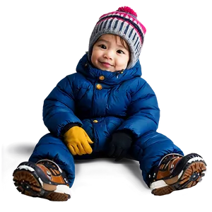 Child In Winter Clothes PNG 85