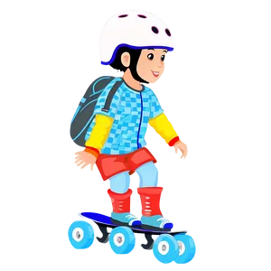 Child On Roller Skates PNG 05242024 PNG