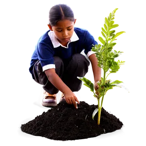 Child Planting Tree PNG Tvy89 PNG