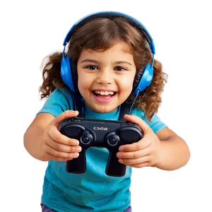 Child Playing Video Games PNG Euv PNG