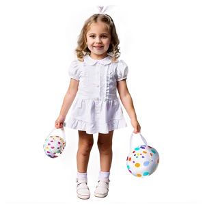 Child With Easter Eggs PNG 60 PNG
