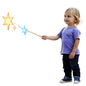Child With Magic Wand PNG Jbd PNG