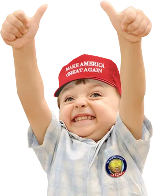 Childin M A G A Hat Thumbs Up