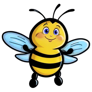 Childlike Bee Doodle Png Xnf18 PNG image