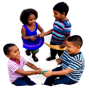 Children In Circle PNG Gkp65