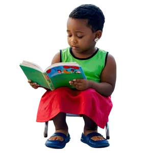 Children Reading Books Png Ita78 PNG image