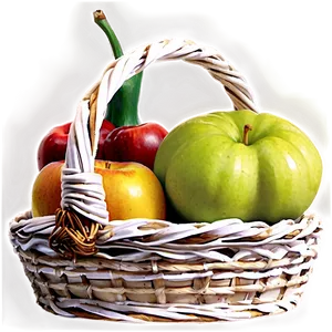 Children's Picnic Basket PNG 06122024