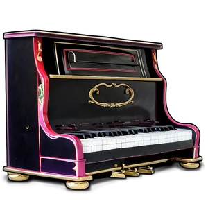 Children's Upright Piano PNG 06272024