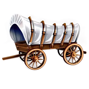 Children’s Book Covered Wagon PNG Bwk30 PNG