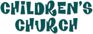 Childrens Church Signage PNG image