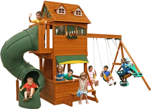 Childrens Playset Outdoor Fun PNG