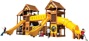 Childrens Wooden Playset Activity PNG image