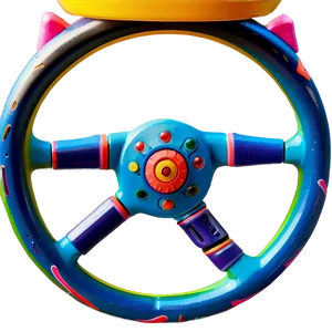 Child’s Toy Steering Wheel PNG 05252024 PNG