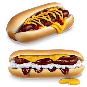 Chili Dog Delight Png 06132024 PNG image