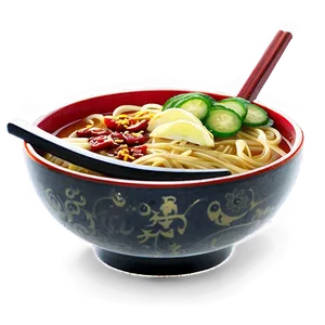 Chili Oil Ramen Bowl PNG Wws40 PNG